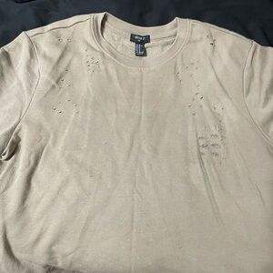 Forever 21 Khaki Gunshot Sweater Size Xl